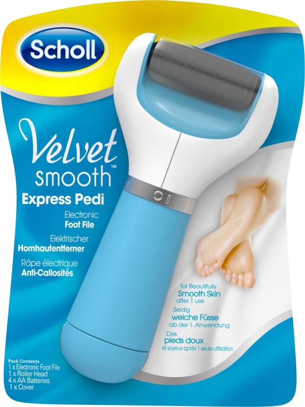 scholl velvet smooth express pedi electronic foot file review