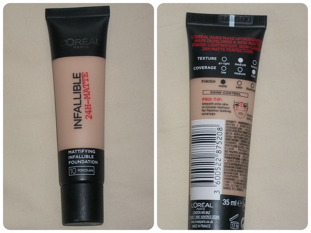 l oreal infallible foundation matte review