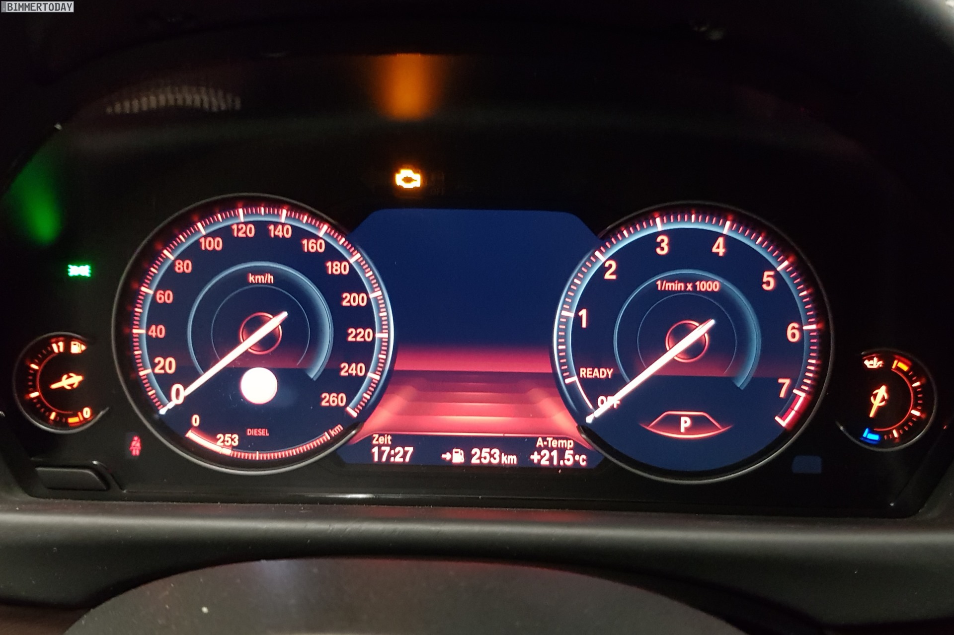 bmw multifunction instrument display review