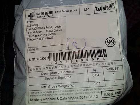 china post air parcel review