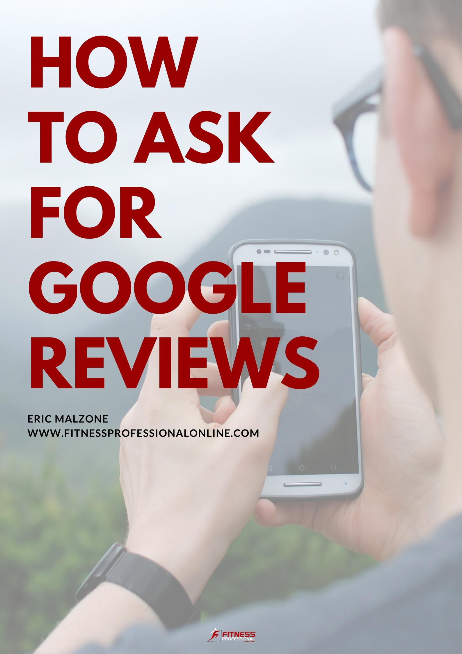 how to ask for reviews on google