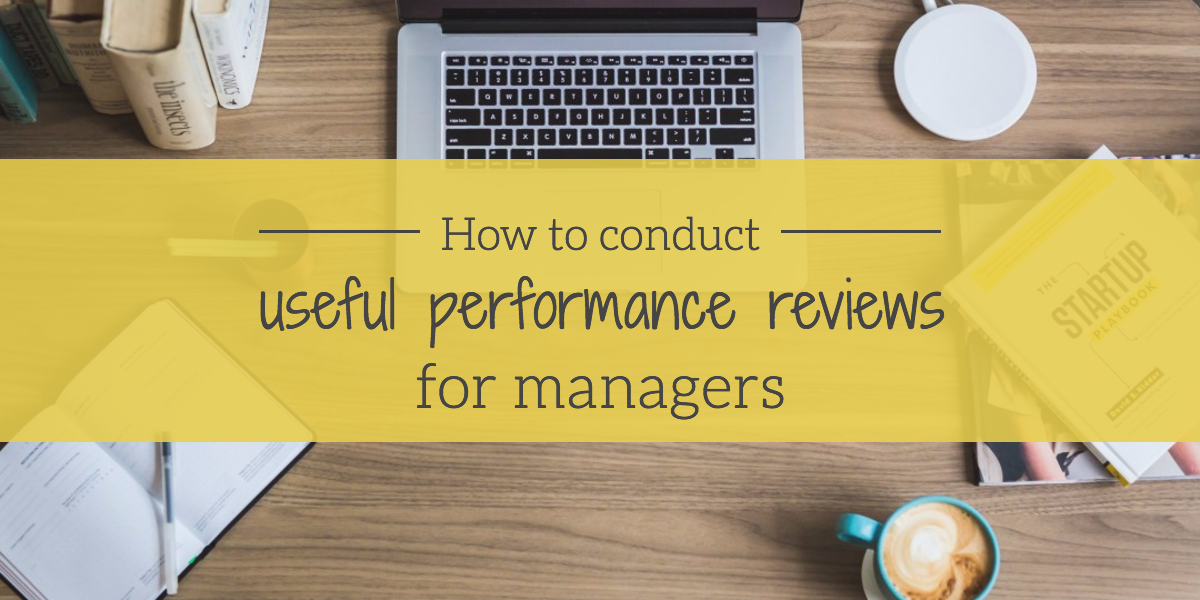 how to conduct a performance review