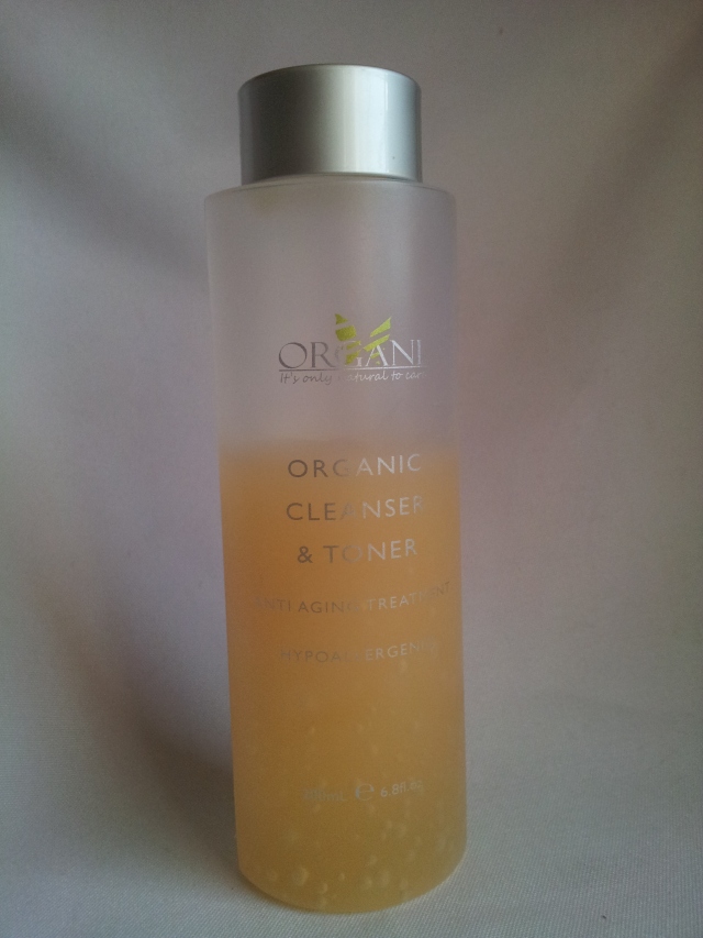 organi cleanser and toner review